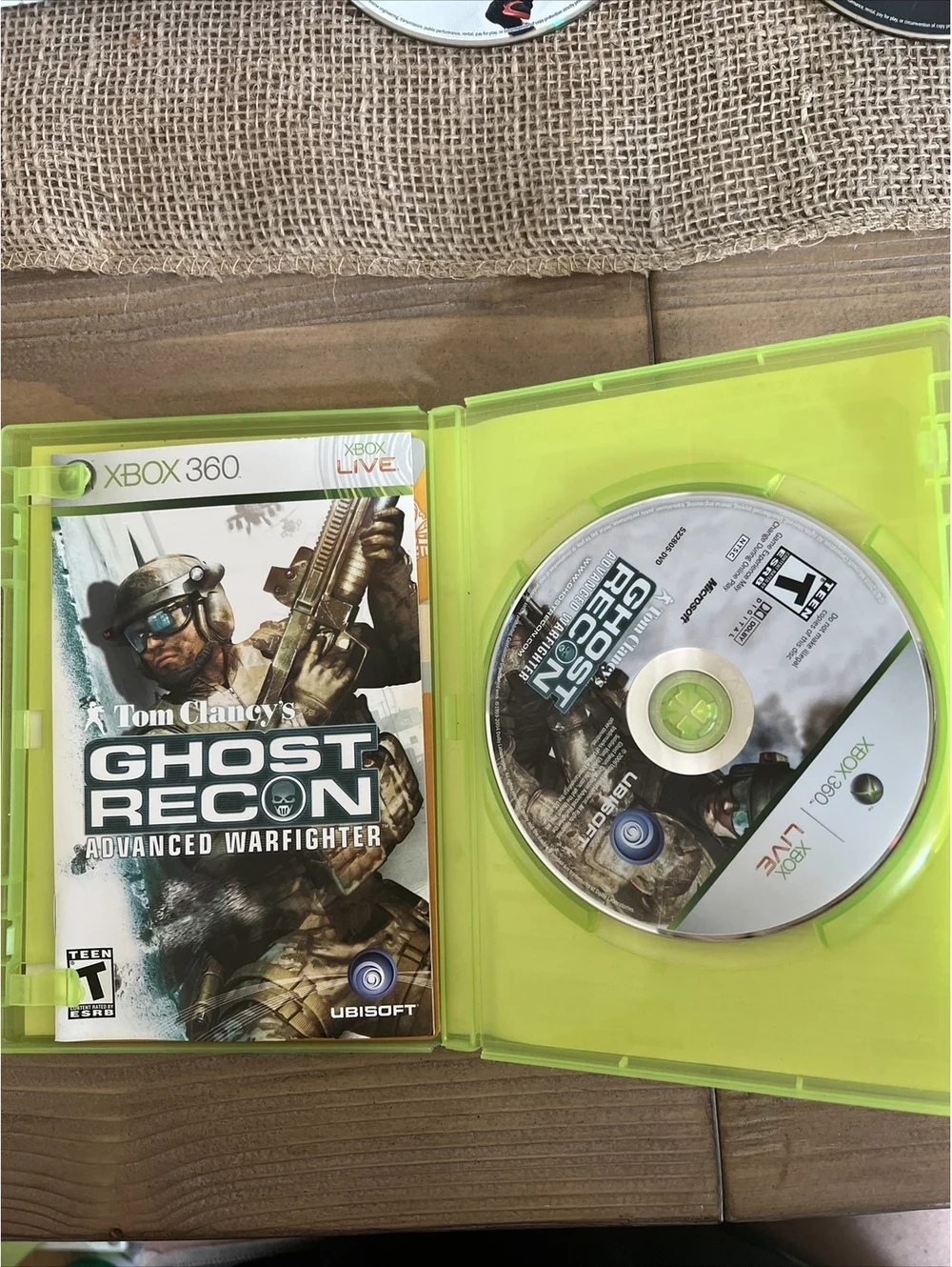 Tom Clancy's Ghost Recon: Advanced Warfighter (Xbox 360, 2006)